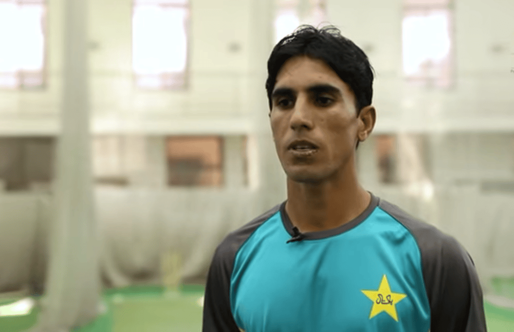 Akif Javed in Pakistan training gear.