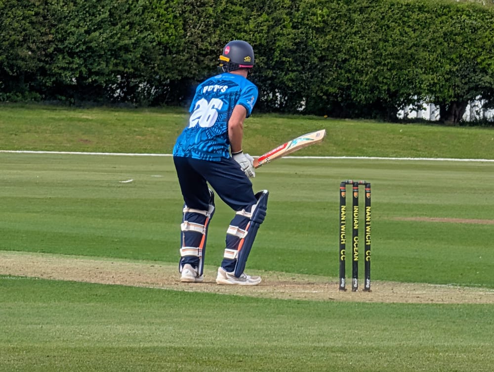 Nick Potts batting