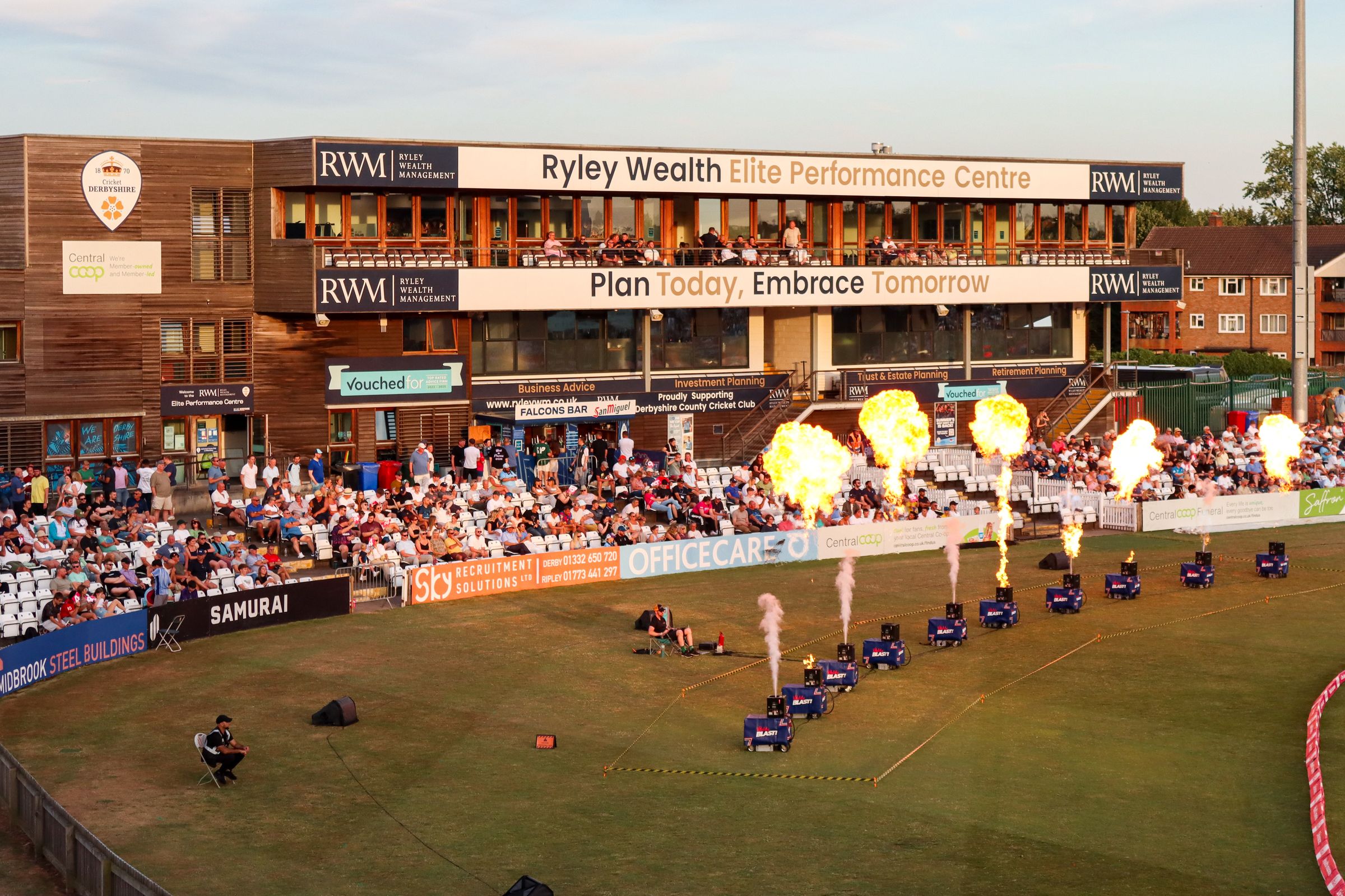 Dressing Room shot of a T20 game